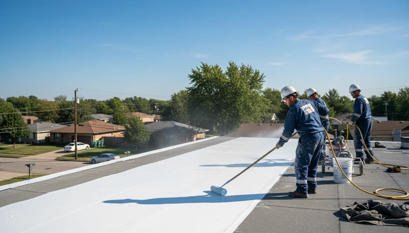 Commercial roof coating in Lower Peach Tree, AL near me